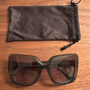 DIFF Eyewear VANESSA - SAGE CRYSTAL + OLIVE GRADIENT
SUNGLASSES